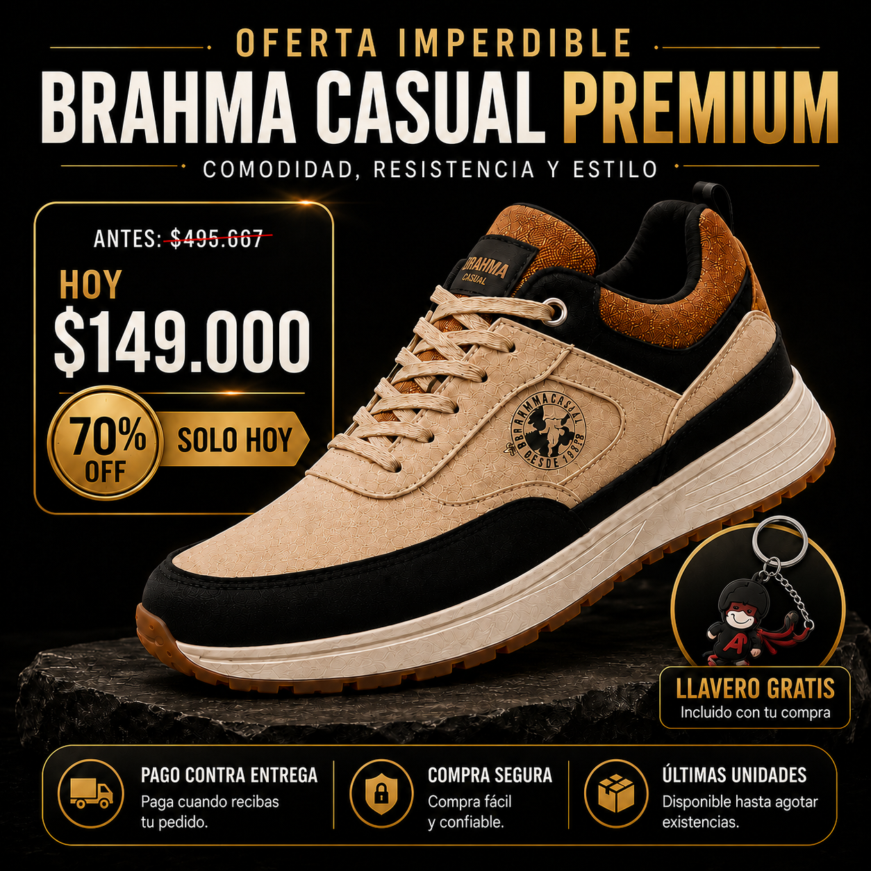 🔥PROMO | Brahma Casual Premium — Comodidad y Estilo • 70% OFF Solo Hoy 🎁